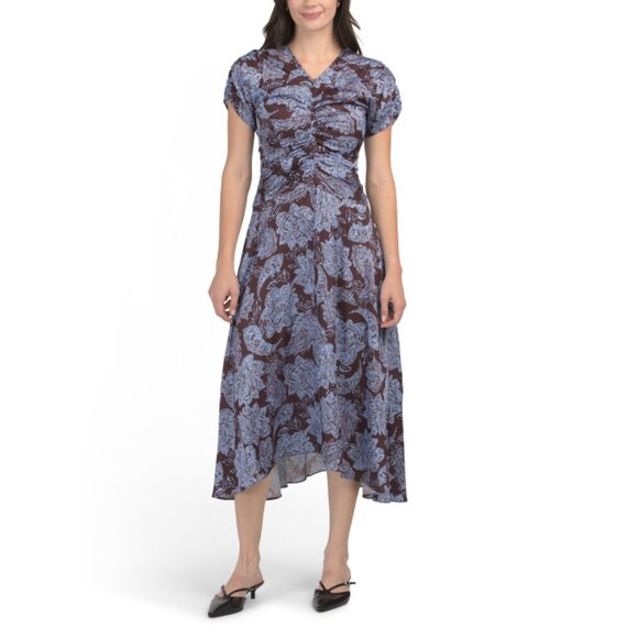 SHOSHANNA Chocolate Anita Dress - Picture 1 of 2